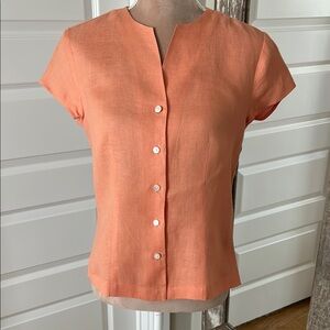 Talbots Linen Top
